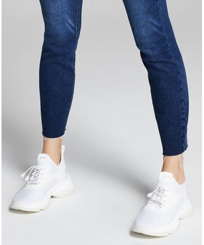 Women's Perfect Skinny Exposed Button Blue $17.73 Jeans