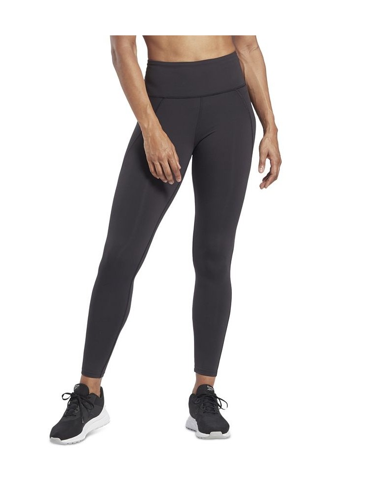 Women's Lux High-Waisted Pull-On Leggings Black $33.00 Pants