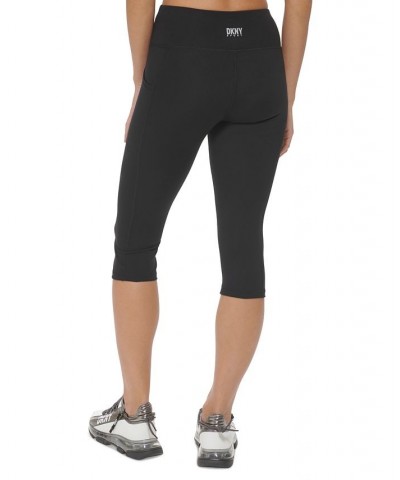 Women's Balance High-Waist Capri Leggings Black $27.97 Pants