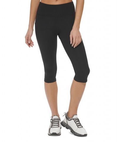 Women's Balance High-Waist Capri Leggings Black $27.97 Pants