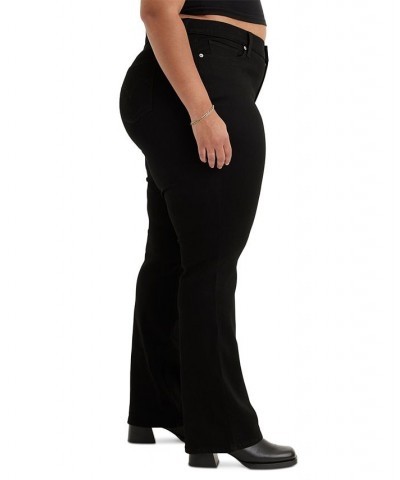 Trendy Plus Size 415 Classic Bootcut Jeans Soft Black $28.00 Jeans