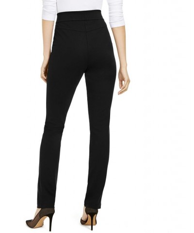 Petite High-Rise Zip-Pocket Pants Deep Black $23.06 Pants