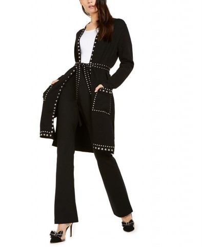 Petite High-Rise Zip-Pocket Pants Deep Black $23.06 Pants