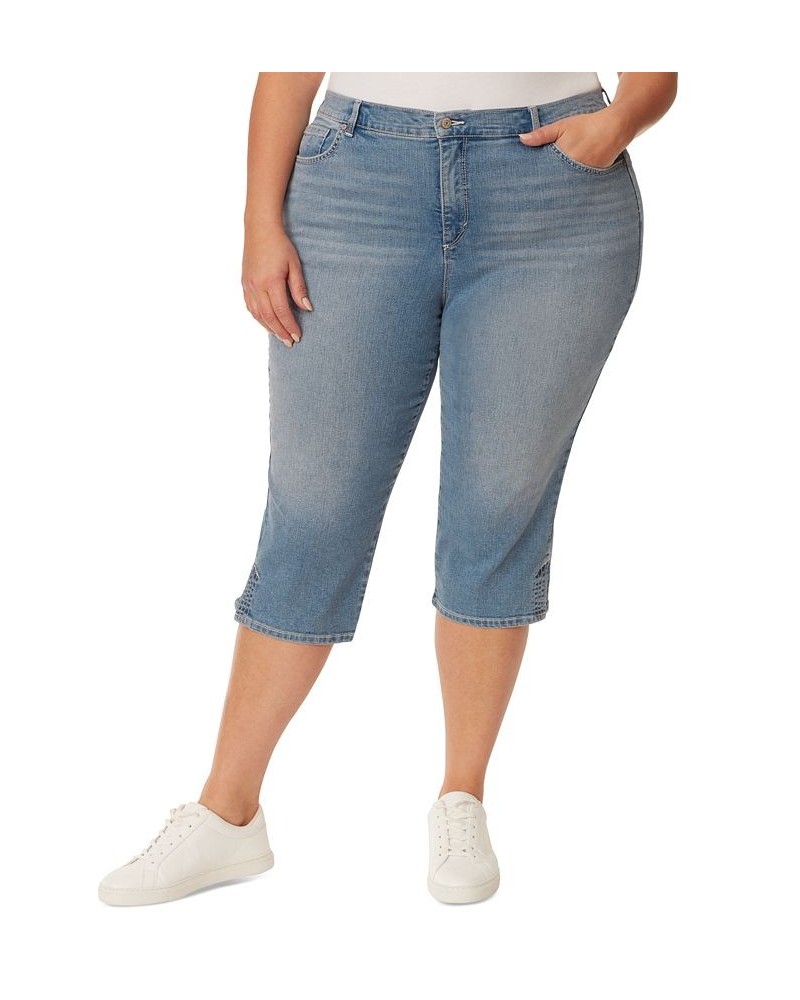 Plus Size Amanda Capri-Length Jeans Arroyo With Whiskers $15.04 Jeans