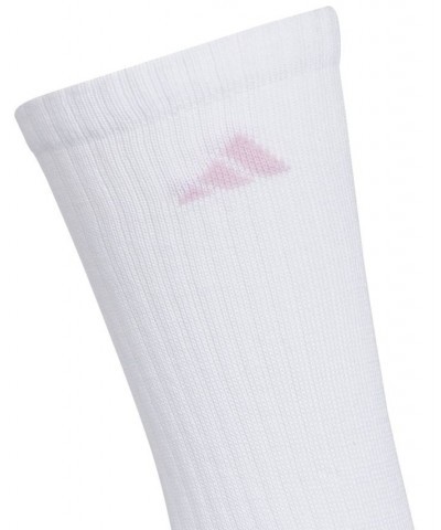 Women's 6-Pk. Athletic Cushioned Crew Socks White/clear Sky Blue/bliss Lilac Purple $12.00 Socks