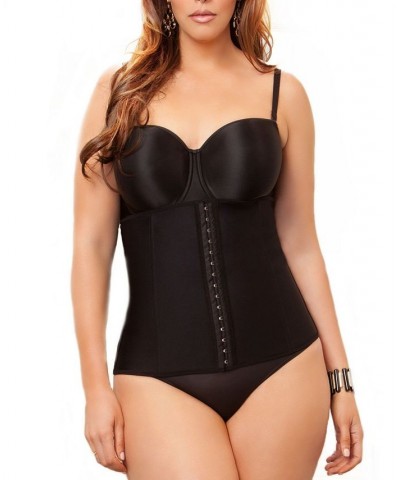 Women's Plus Size Premium Extra Firm Hourglass Waist Trainer Black $45.85 Shapewear