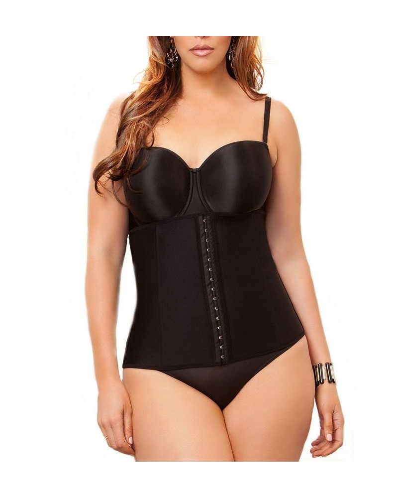 Women's Plus Size Premium Extra Firm Hourglass Waist Trainer Black $45.85 Shapewear