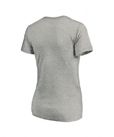 Women's Branded Heather Gray Austin FC Verde V-Neck T-shirt Heather Gray $19.75 Tops