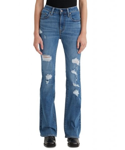 Women's Davy Flannel Shirt & 726 Flare-Leg Denim Jeans New Way $12.30 Jeans