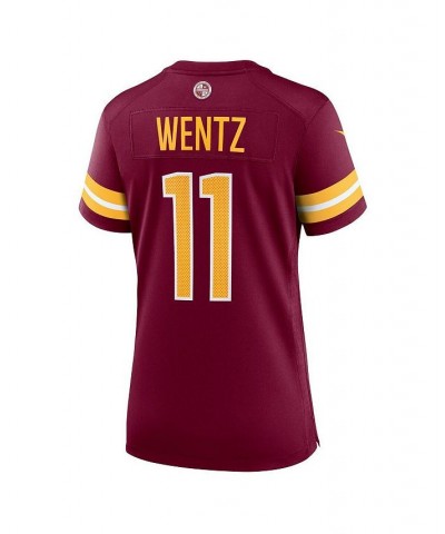 Women's Carson Wentz Burgundy Washington Commanders Game Jersey Burgundy $68.60 Jersey