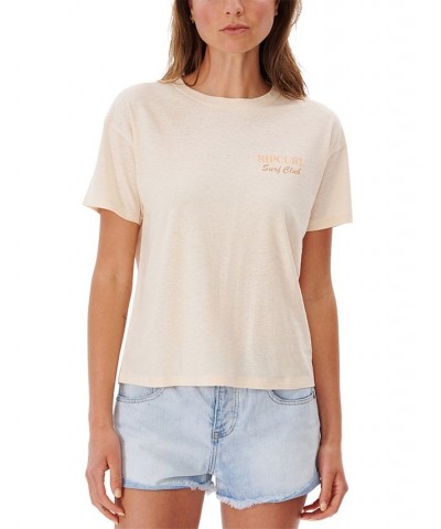 Juniors' Seeker Graphic T-Shirt Off White $14.29 Tops