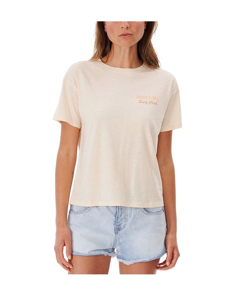 Juniors' Seeker Graphic T-Shirt Off White $14.29 Tops