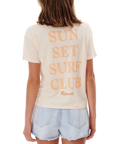 Juniors' Seeker Graphic T-Shirt Off White $14.29 Tops