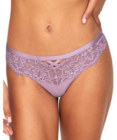 Diara Women's Thong Panty Purple $11.98 Panty