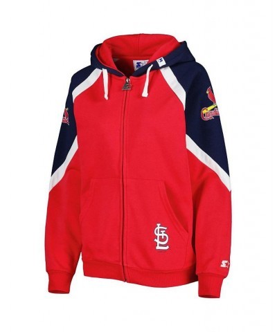 Women's Red Navy St. Louis Cardinals Hail Mary Full-Zip Hoodie Red, Navy $43.70 Sweatshirts