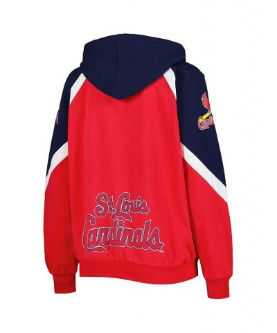 Women's Red Navy St. Louis Cardinals Hail Mary Full-Zip Hoodie Red, Navy $43.70 Sweatshirts