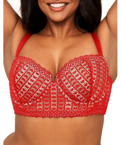 Nymphadora Women's Plus-Size Contour Balconette Bra Red $27.48 Bras