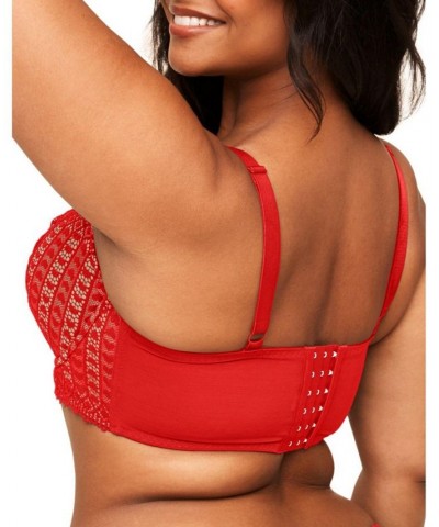 Nymphadora Women's Plus-Size Contour Balconette Bra Red $27.48 Bras