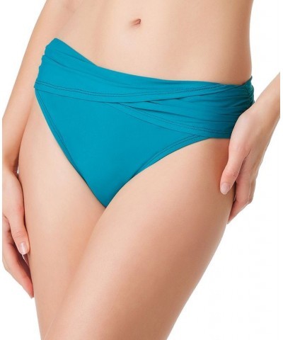 Women's Behind-The-Seams Halter Bikini Top & Matching Bottoms Deep Water $41.08 Swimsuits