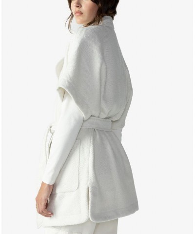 Women's Cocoon Wrap Coat Creme $42.33 Jackets