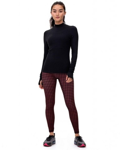 Cozy Mock Neck Long Sleeve Top for Women Black $30.60 Tops