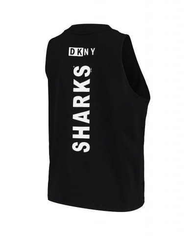 Women's Black San Jose Sharks The Mia Tank Top Black $18.48 Tops