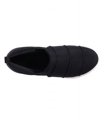 Zenz from Isotoner Women's Indoor/Outdoor Pintuck Lauren Slip-Ons Black $13.87 Shoes