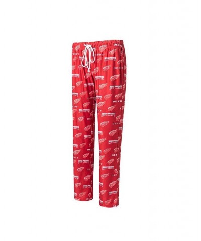 Women's Red Detroit Red Wings Breakthrough Allover Logo Sleep Pants Red $18.86 Pajama