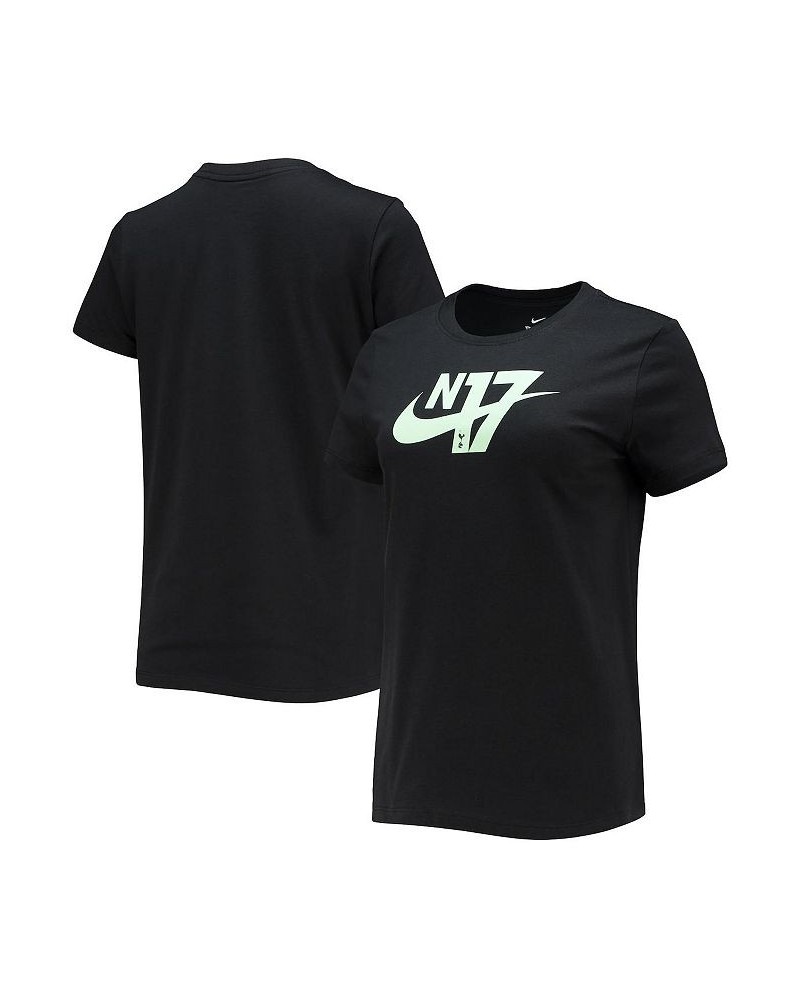 Women's Black Tottenham Hotspur Voice T-Shirt Black $16.40 Tops