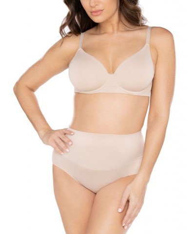 Women's Comfy Curves Waistline Brief Shapewear 2514 Tan/Beige $31.20 Shapewear