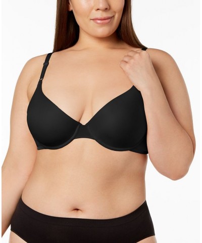 One Fab Fit T-Shirt Shaping Underwire Bra 7959 Black $12.42 Bras