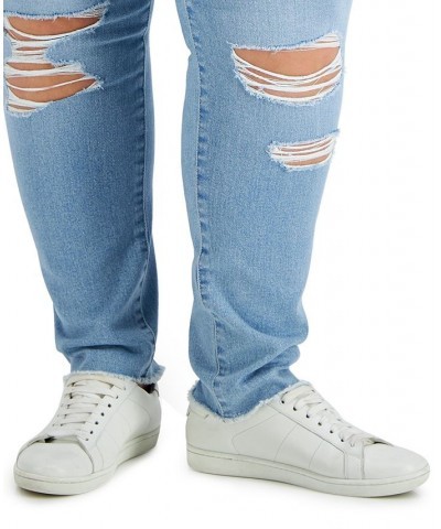 Plus Size Mid-Rise Curvy Skinny Jeans Ricochet Wash $9.53 Jeans