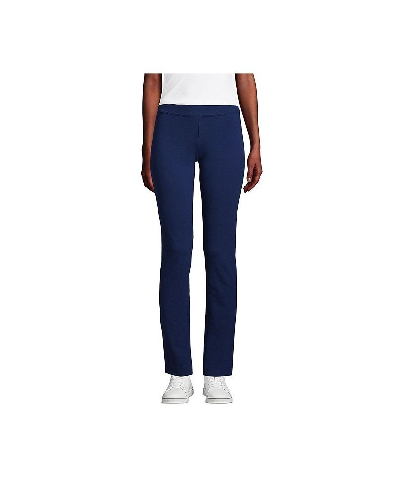 Women's Petite Starfish Mid Rise Slim Leg Elastic Waist Pull On Pants Deep sea navy $28.68 Pants