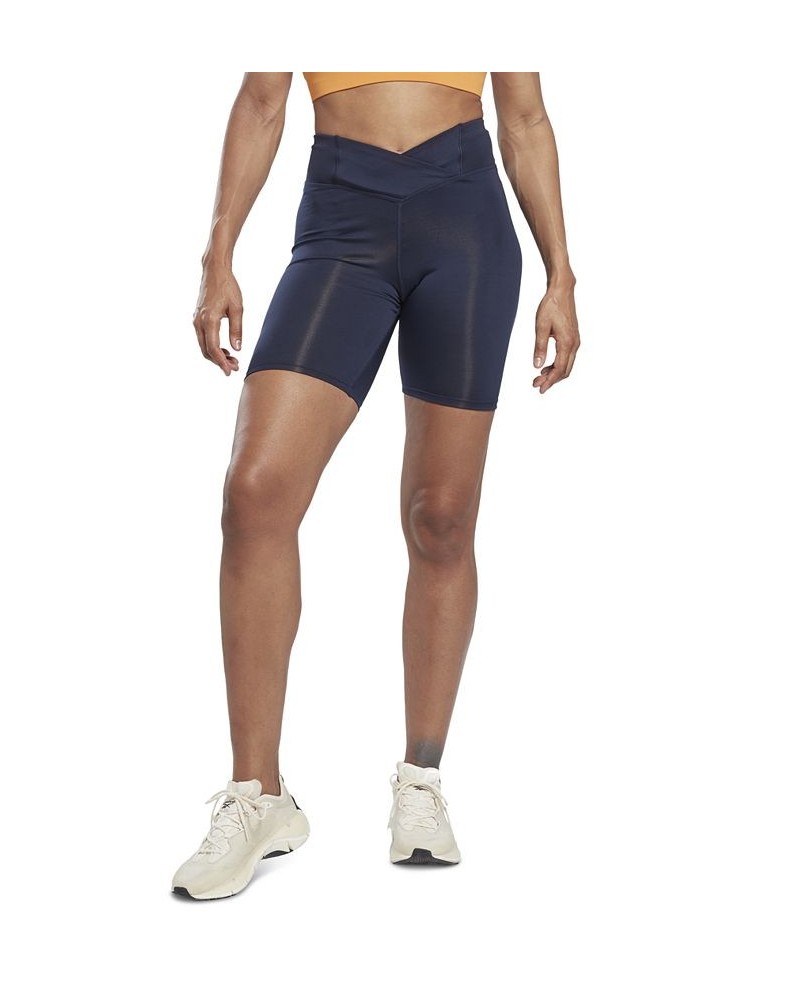 Women's Workout Ready Basic Bike Shorts Blue $18.60 Shorts