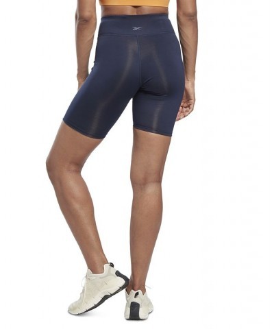 Women's Workout Ready Basic Bike Shorts Blue $18.60 Shorts