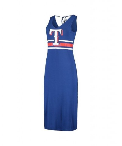 Women's Royal and Red Texas Rangers Opening Day Maxi Dress Royal, Red $35.39 Dresses