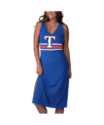 Women's Royal and Red Texas Rangers Opening Day Maxi Dress Royal, Red $35.39 Dresses