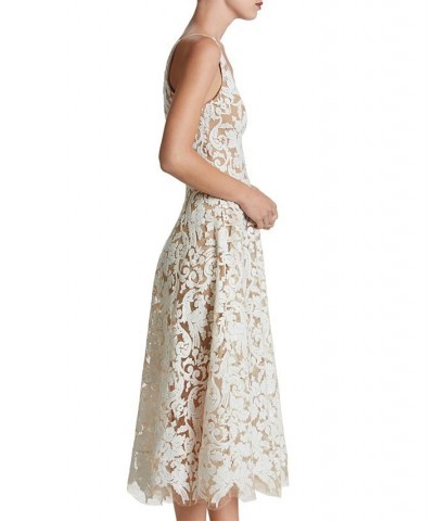 Blair Lace Midi Dress White $92.07 Dresses