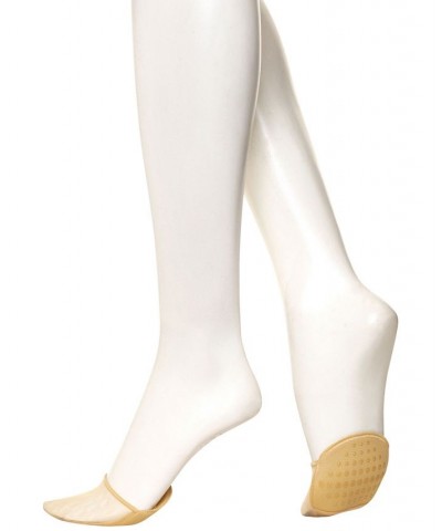 Women's Sheer Toe-Cover Liner Socks Pale Beige $10.15 Socks