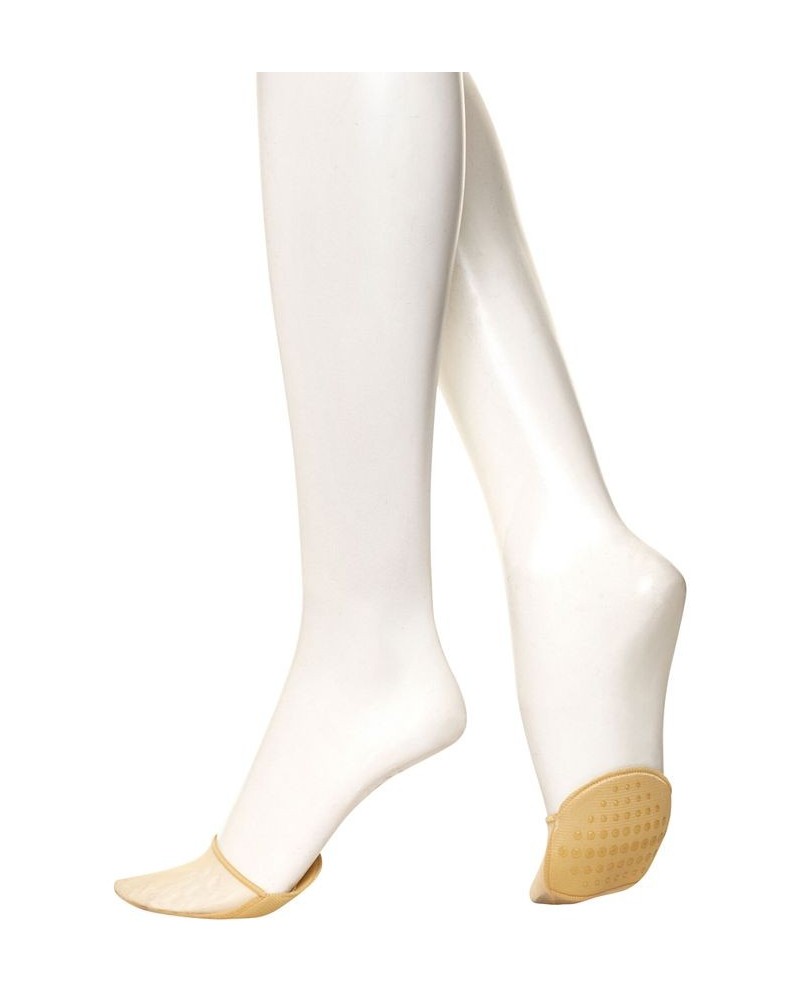 Women's Sheer Toe-Cover Liner Socks Pale Beige $10.15 Socks