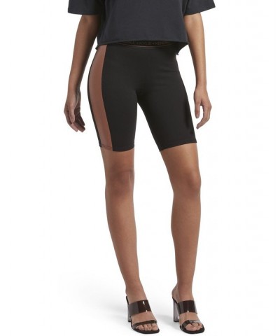 Faux Leather Bike Shorts Black $21.66 Shorts