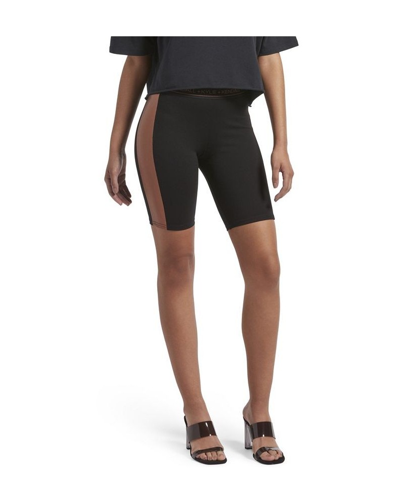 Faux Leather Bike Shorts Black $21.66 Shorts