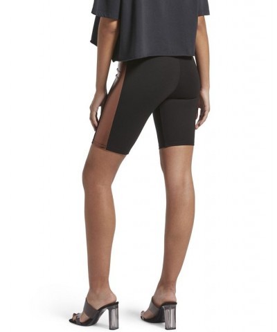 Faux Leather Bike Shorts Black $21.66 Shorts