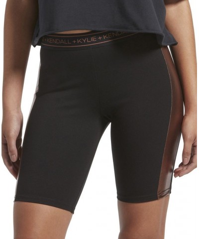 Faux Leather Bike Shorts Black $21.66 Shorts