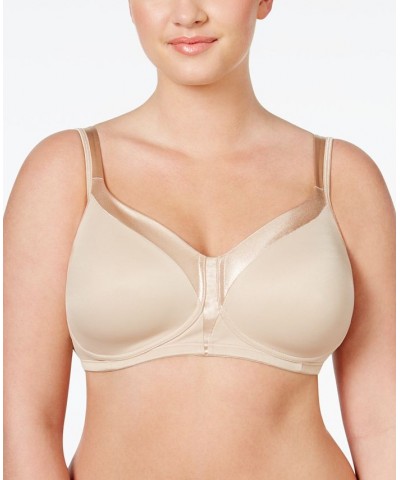 Full Figure 18 Hour Sleek & Smooth Wireless Bra 4803 Online Only Tan/Beige $12.00 Bras