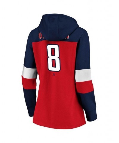 Women's Branded Alexander Ovechkin Red and Navy Washington Capitals Heavy Block Pullover Hoodie Red, Navy $32.85 Sweatshirts