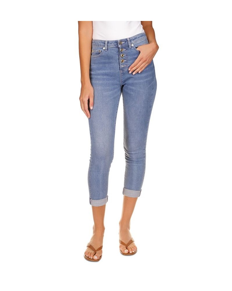 Women's Selma High-Rise Cropped Skinny Jeans Regular & Petite Angel Blue $50.40 Jeans