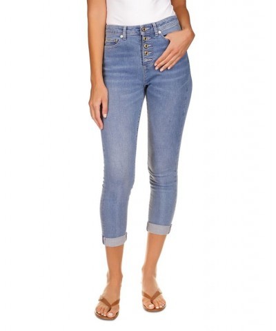 Women's Selma High-Rise Cropped Skinny Jeans Regular & Petite Angel Blue $50.40 Jeans