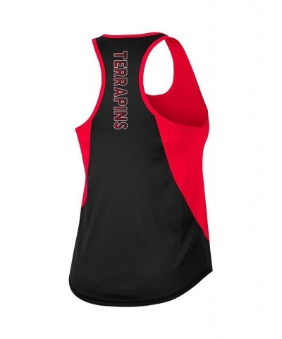 Women's Red Maryland Terrapins Sachs 2-Hit Scoop Neck Racerback Tank Top Red $22.79 Tops