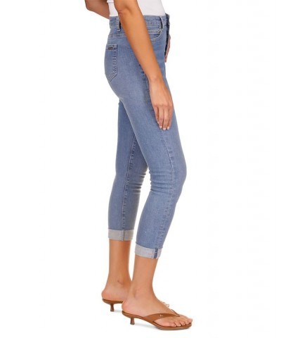 Women's Selma High-Rise Cropped Skinny Jeans Regular & Petite Angel Blue $50.40 Jeans